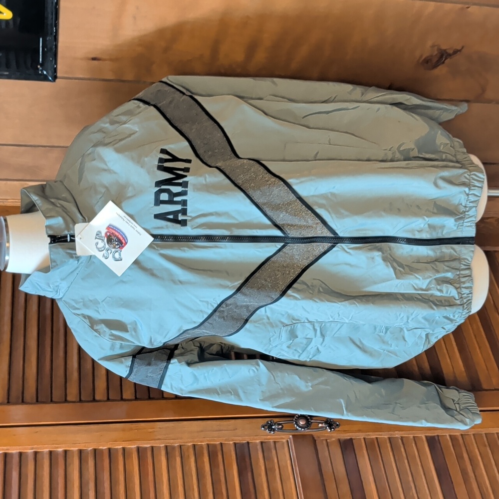 Gray DSCP Army Windbreaker Jacket
